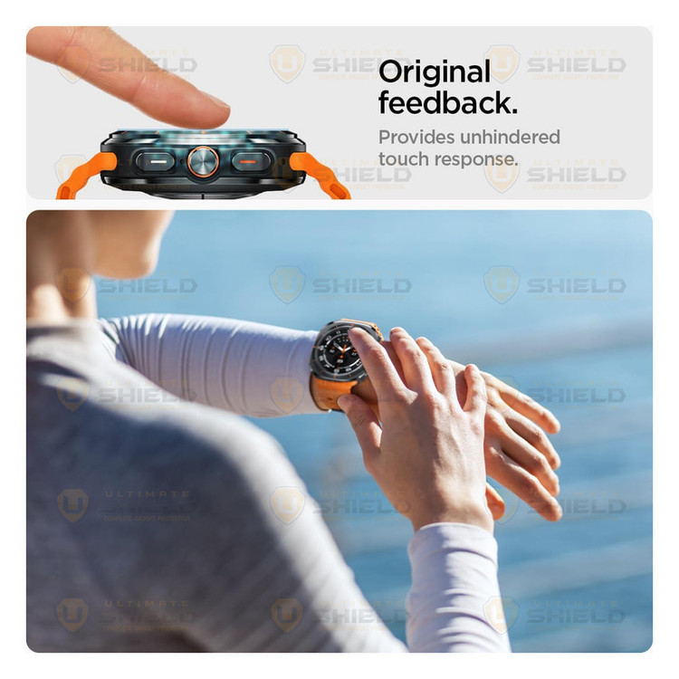 محافظ صفحه نمایش شیشهای آلتیمیت شیلد مدل Glass-UL مناسب برای ساعت هوشمند سامسونگ Galaxy Watch 7 Ultra 47mm