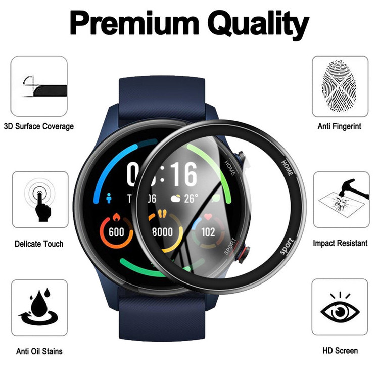 محافظ صفحه نمایش بادیگارد مدل PMMA مناسب برای ساعت هوشمند شیائومی Mi Watch XMWTCL02