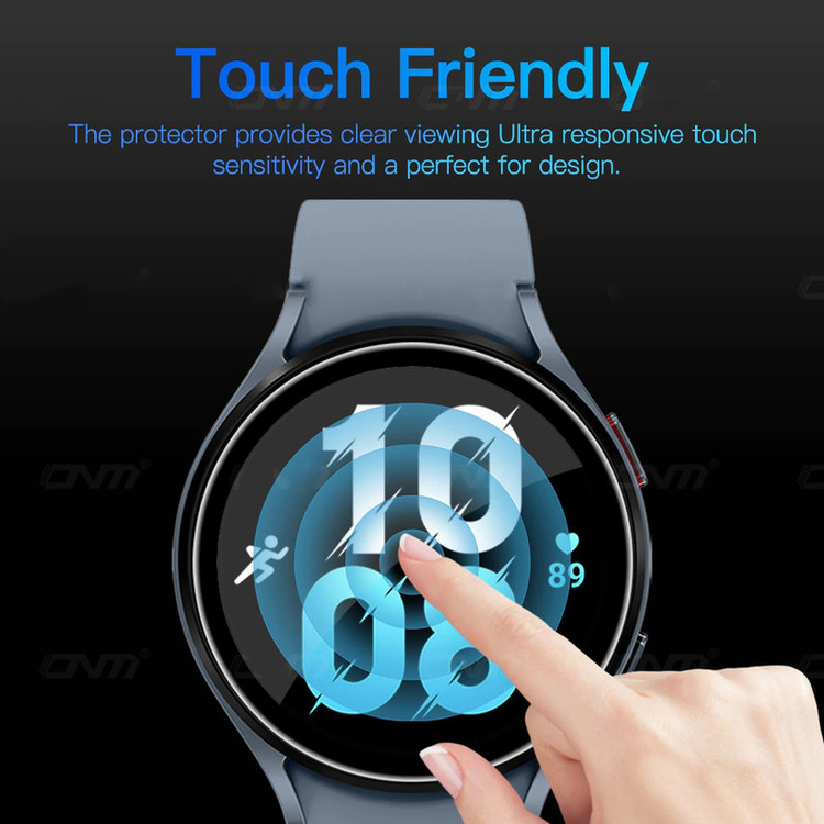 محافظ صفحه نمایش بادیگارد مدل PMMA مناسب برای ساعت هوشمند سامسونگ Galaxy Watch 5 44mm R915 بسته 2 عددی