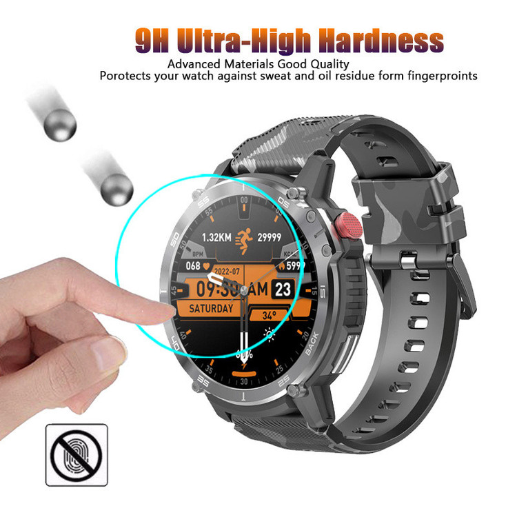 محافظ صفحه نمایش بادیگارد مدل GW مناسب برای ساعت هوشمند هپی تاچ K56 Pro / K56 Pro Ultra