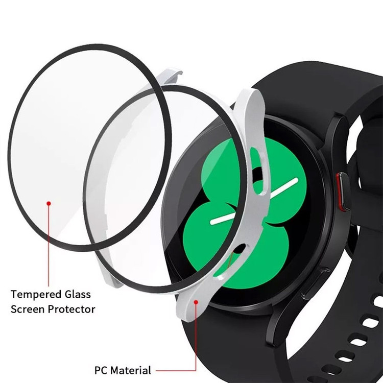 کاور اسپایدر مدل COVGLS مناسب برای ساعت هوشمند سامسونگ Galaxy Watch 4 44mm / Watch 5 44mm به همراه محافظ صفحه نمایش