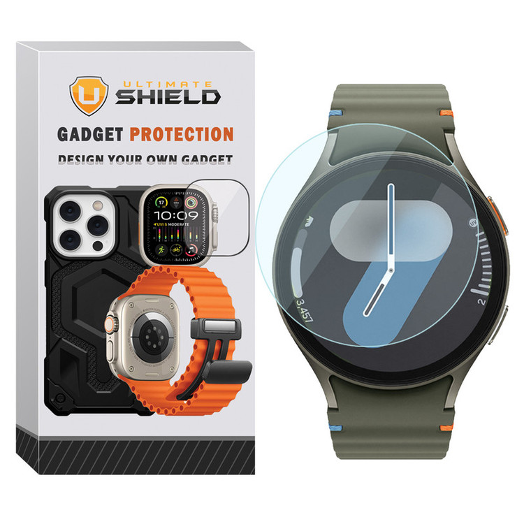 محافظ صفحه نمایش شیشهای آلتیمیت شیلد مدل Glass-UL مناسب برای ساعت هوشمند سامسونگ Galaxy Watch 7 44mm