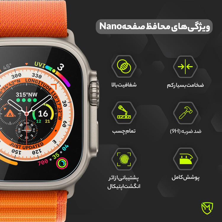 محافظ صفحه نمایش مولتی نانو مدل X-S2N مناسب برای ساعت هوشمند سامسونگ Galaxy Watch Ultra بسته دو عددی