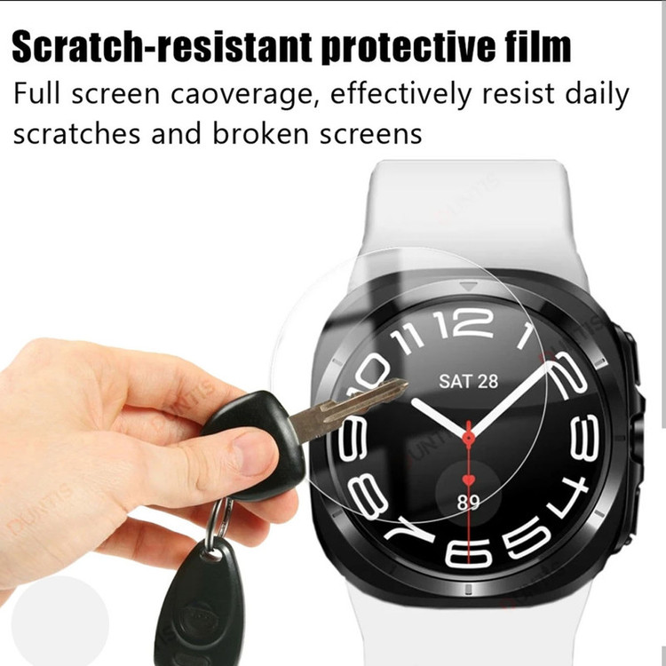محافظ صفحه نمایش شیشهای هاپلایت مدل Glass-HL مناسب برای ساعت هوشمند سامسونگ Galaxy Watch 7 Ultra 47mm بسته دو عددی
