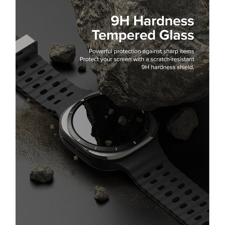 محافظ صفحه نمایش شیشهای زیرو مدل Glass-ZR مناسب برای ساعت هوشمند سامسونگ Galaxy Watch 7 Ultra 47mm بسته دو عددی