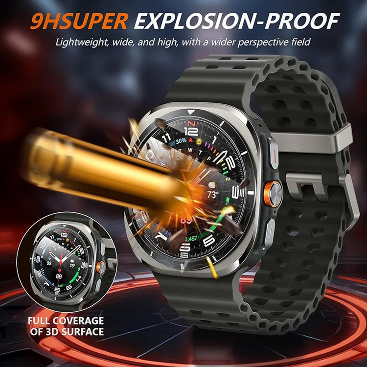 محافظ صفحه نمایش شیشهای زیرو مدل Glass-ZR مناسب برای ساعت هوشمند سامسونگ Galaxy Watch 7 Ultra 47mm