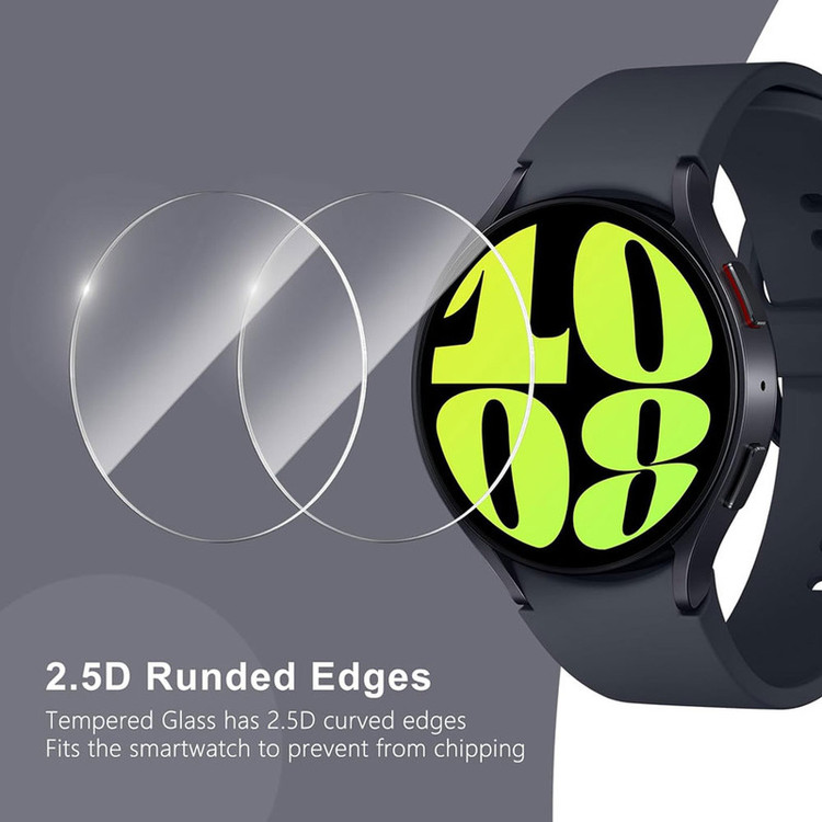 محافظ صفحه نمایش شیشه ای واچ من مدل SH-WM مناسب برای ساعت هوشمند سامسونگ Galaxy Watch 4/5/6/7 سایز 44 میلی متری بسته دو عددی