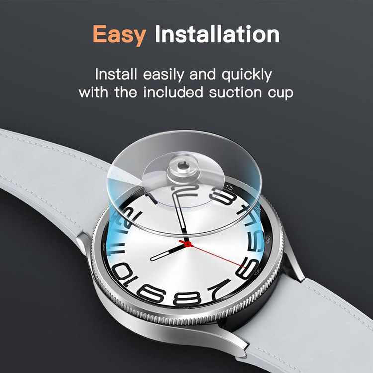 محافظ صفحه نمایش شیشه ای واچ من مدل SH-WM مناسب برای ساعت هوشمند سامسونگ Galaxy Watch 4/5/6/7 سایز 44 میلی متری بسته دو عددی
