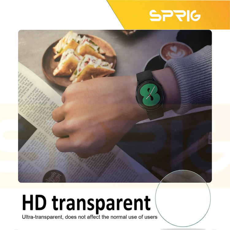 محافظ صفحه نمایش شیشه ای اسپریگ مدل SH-SP مناسب برای ساعت هوشمند سامسونگ Galaxy watch 6 40mm