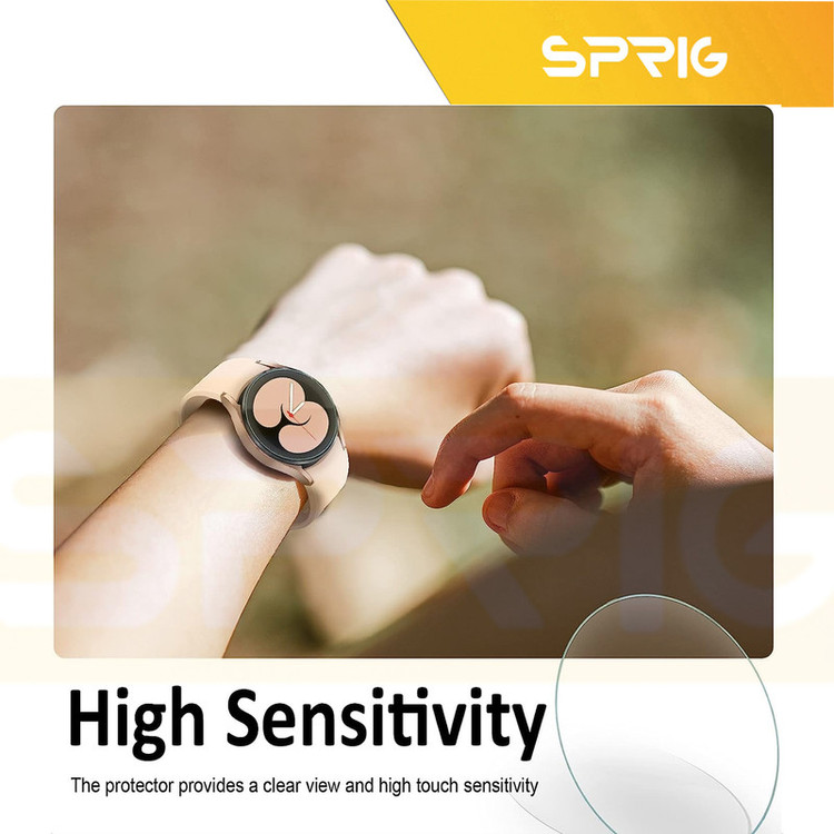 محافظ صفحه نمایش شیشه ای اسپریگ مدل SH-SP مناسب برای ساعت هوشمند سامسونگ Galaxy watch 6 40mm