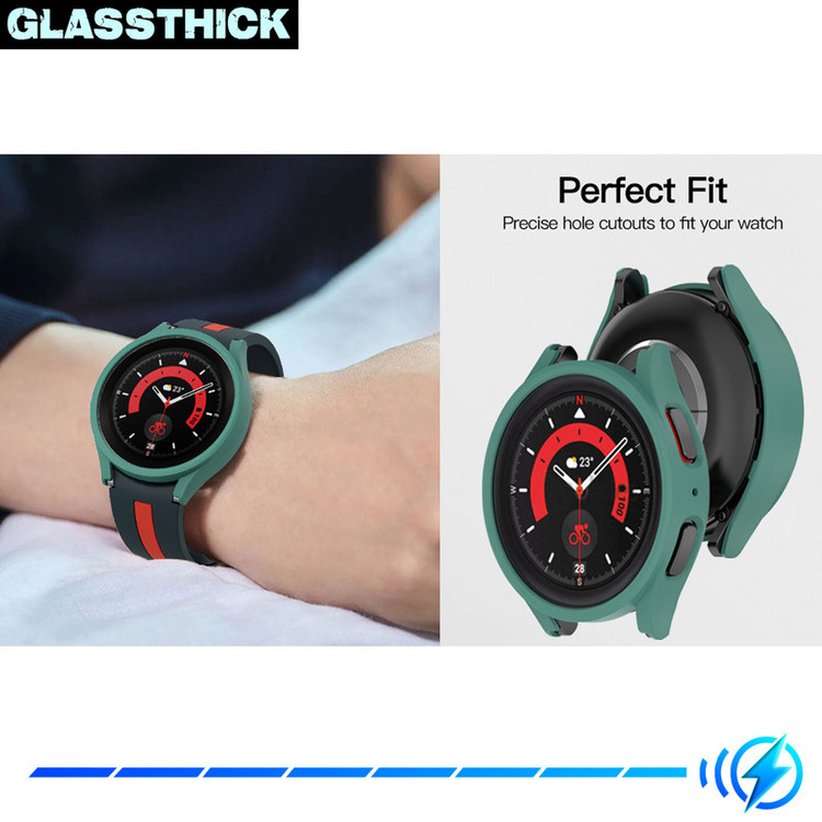 کاور گلستیک مدل GL-360 مناسب برای ساعت هوشمند سامسونگ Galaxy Watch 5 44mm به همراه محافظ صفحه نمایش