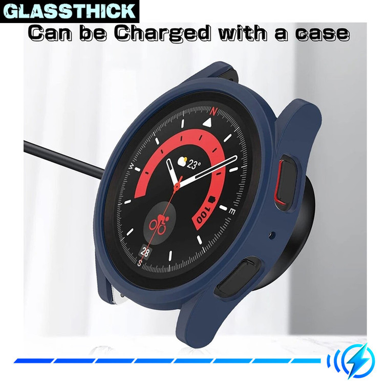 کاور گلستیک مدل GL-360 مناسب برای ساعت هوشمند سامسونگ Galaxy Watch 5 44mm به همراه محافظ صفحه نمایش