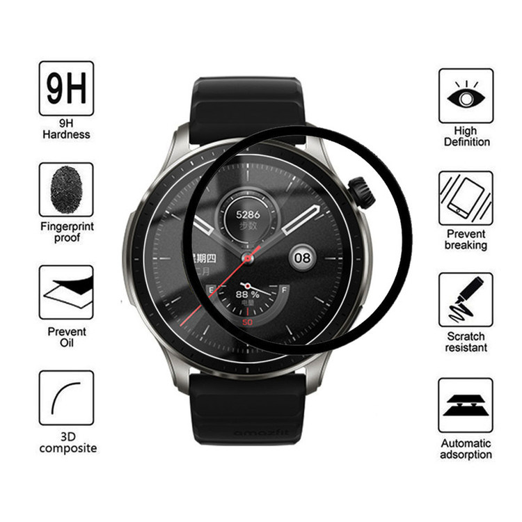 محافظ صفحه نمایش کروکودیل مدل C-PWM مناسب برای ساعت هوشمند امیزفیت Amazfit GTR 4