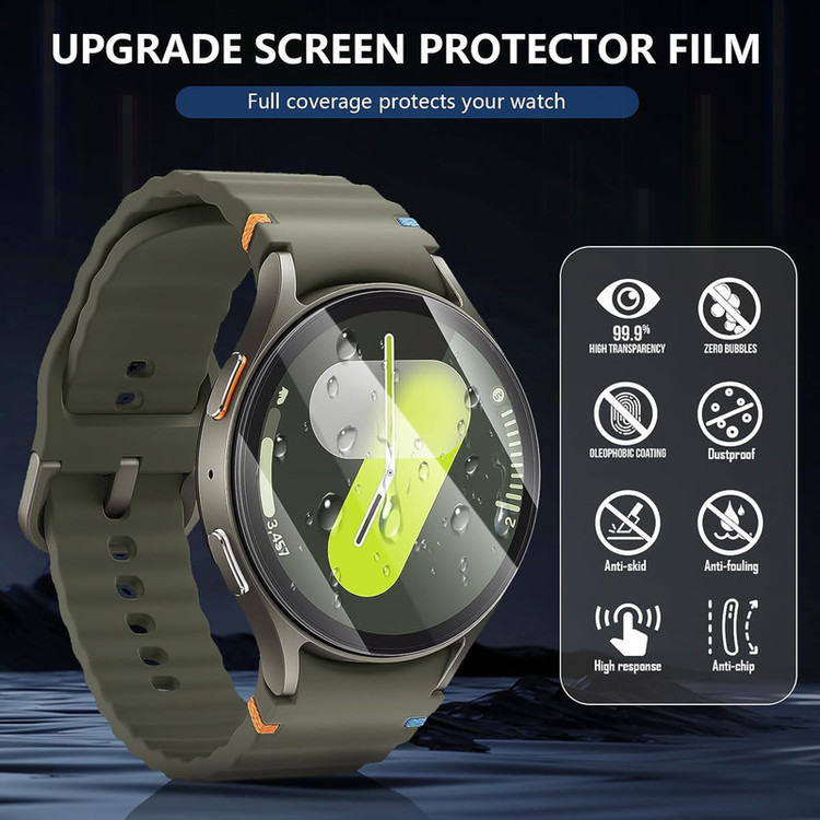 محافظ صفحه نمایش راینو مدل R-Glass مناسب برای ساعت هوشمند سامسونگ Galaxy Watch 7 40mm بسته 3 عددی