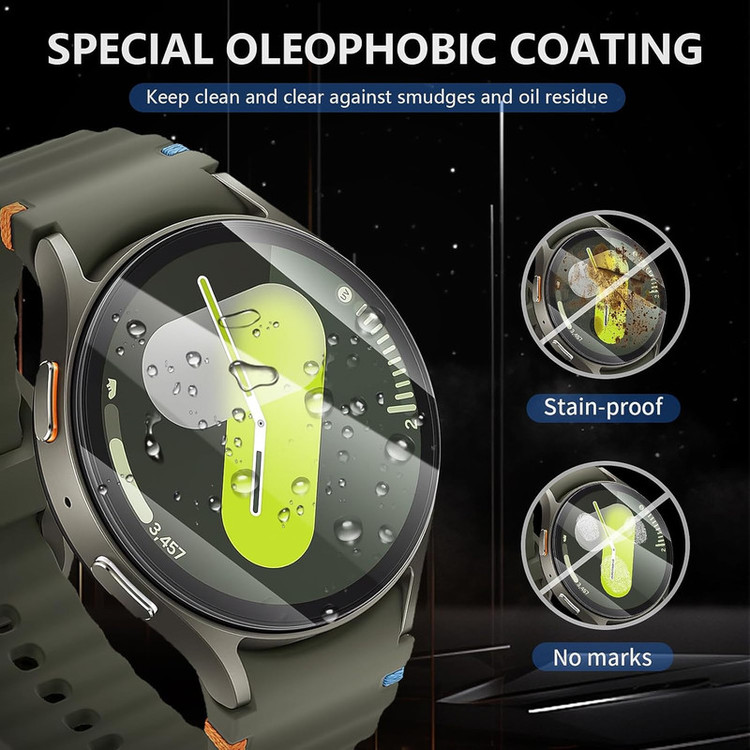 محافظ صفحه نمایش راینو مدل R-Glass مناسب برای ساعت هوشمند سامسونگ Galaxy Watch 7 40mm بسته 3 عددی