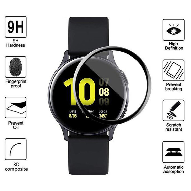 محافظ صفحه نمایش گودزیلا مدل GS-Sili-DK مناسب برای ساعت هوشمند سامسونگ Active 2 44mm به همراه بند