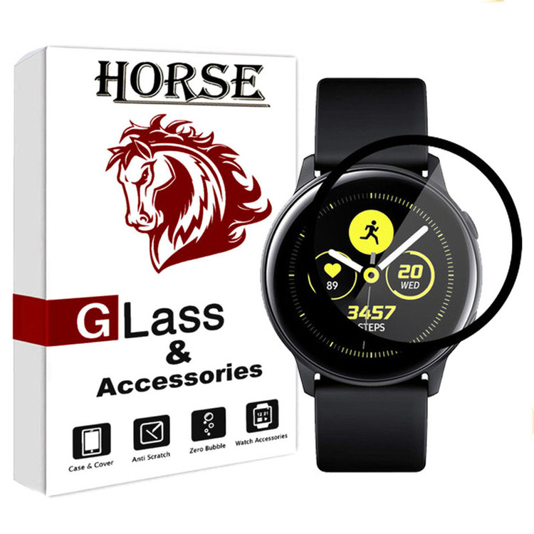 محافظ صفحه نمایش هورس مدل PMMAWH مناسب برای ساعت هوشمند سامسونگ Galaxy Watch Active 40 mm