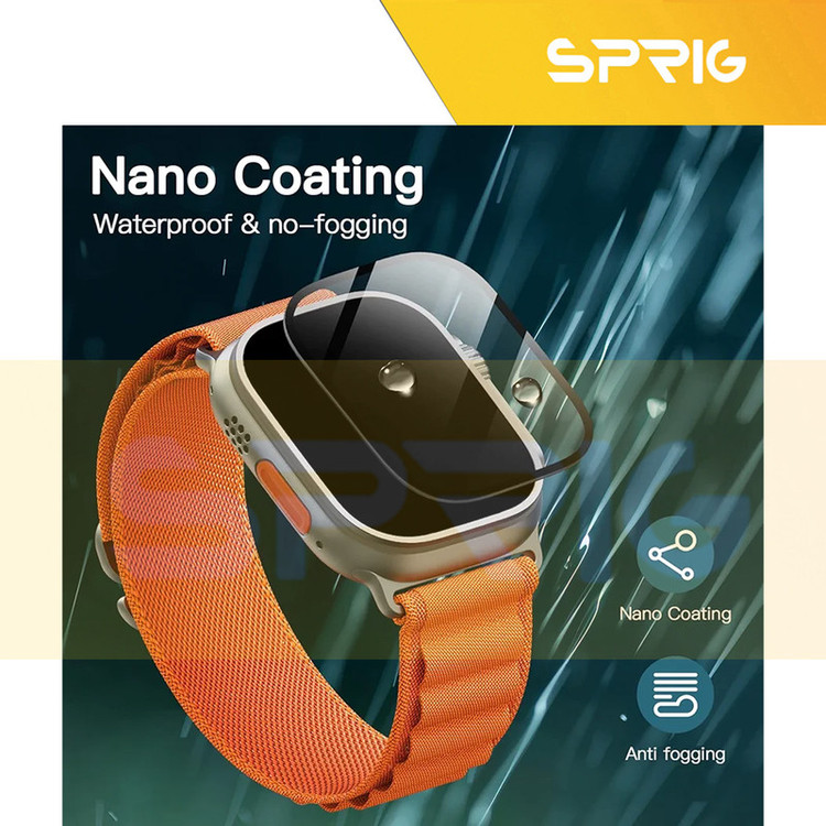 محافظ صفحه نمایش شیشهای اسپریگ مدل SH-FULL مناسب برای ساعت هوشمند ویرفیت HK8 pro max / HK9 ultra 2 / T900 Ultra