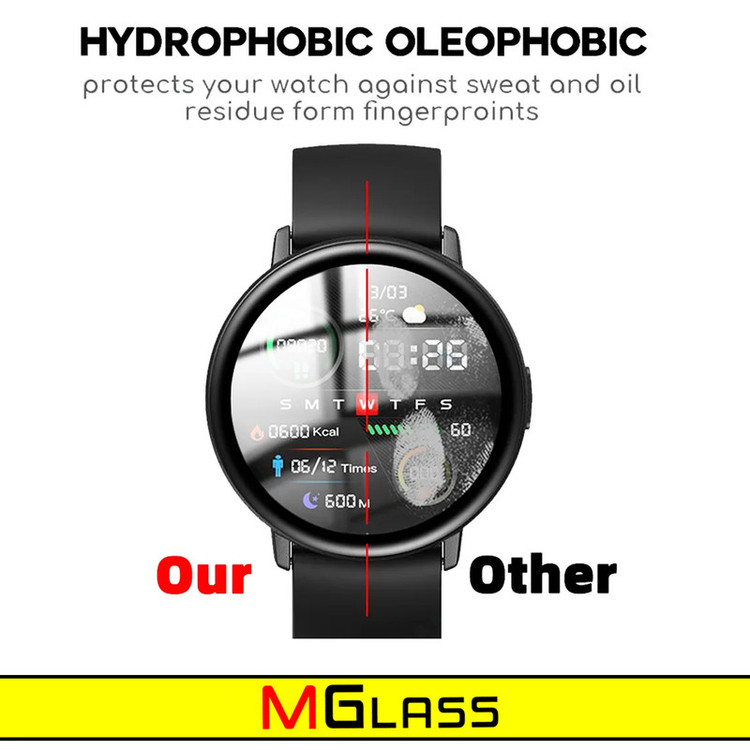 محافظ صفحه نمایش نانو امگلس مدل Pmma-MG مناسب برای ساعت هوشمند سامسونگ Galaxy Watch 4 40mm بسته سه عددی