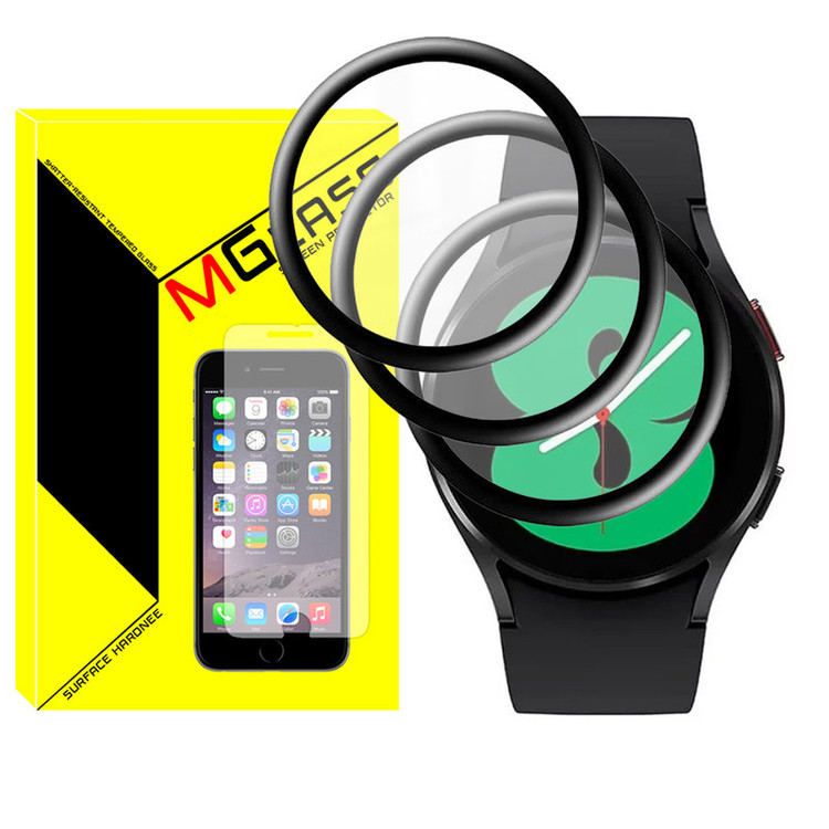 محافظ صفحه نمایش نانو امگلس مدل Pmma-MG مناسب برای ساعت هوشمند سامسونگ Galaxy Watch 4 40mm بسته سه عددی