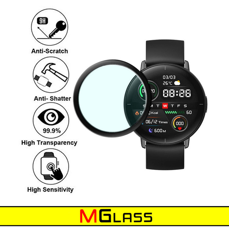 محافظ صفحه نمایش نانو امگلس مدل Pmma-MG مناسب برای ساعت هوشمند سامسونگ Galaxy Watch 4 40mm بسته سه عددی