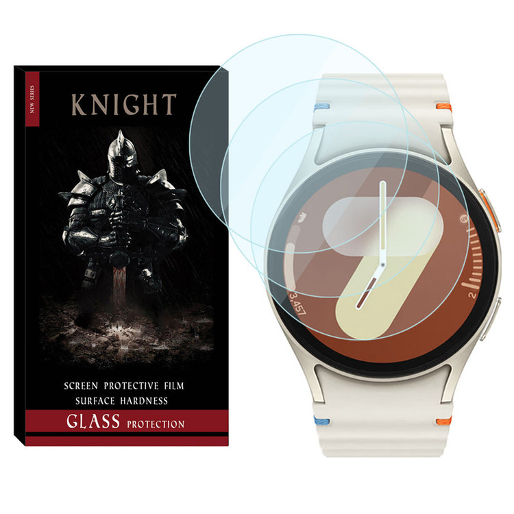 محافظ صفحه نمایش شیشهای نایت مدل Glass-KT مناسب برای ساعت هوشمند سامسونگ Galaxy Watch 7 44mm بسته سه عددی