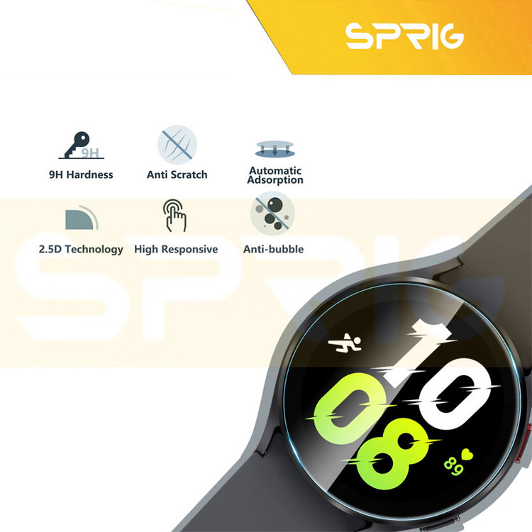 محافظ صفحه نمایش شیشه ای اسپریگ مدل Glass SPG مناسب برای ساعت هوشمند سامسونگ Galaxy watch 4 40mm