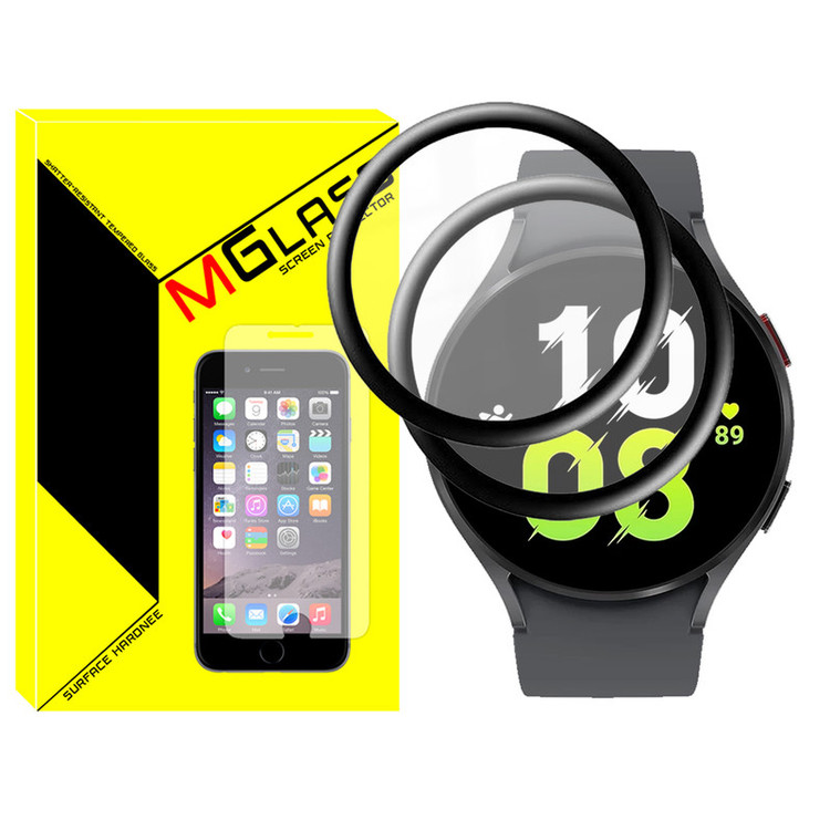 محافظ صفحه نمایش نانو امگلس مدل Pmma-MG مناسب برای ساعت هوشمند سامسونگ Galaxy Watch 5 44mm بسته دو عددی