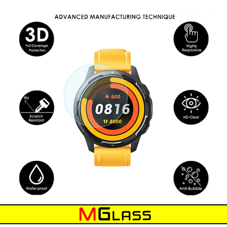 محافظ صفحه نمایش شیشهای ام گلس مدل SH-MG مناسب برای ساعت هوشمند سامسونگ Galaxy Watch 5 44mm