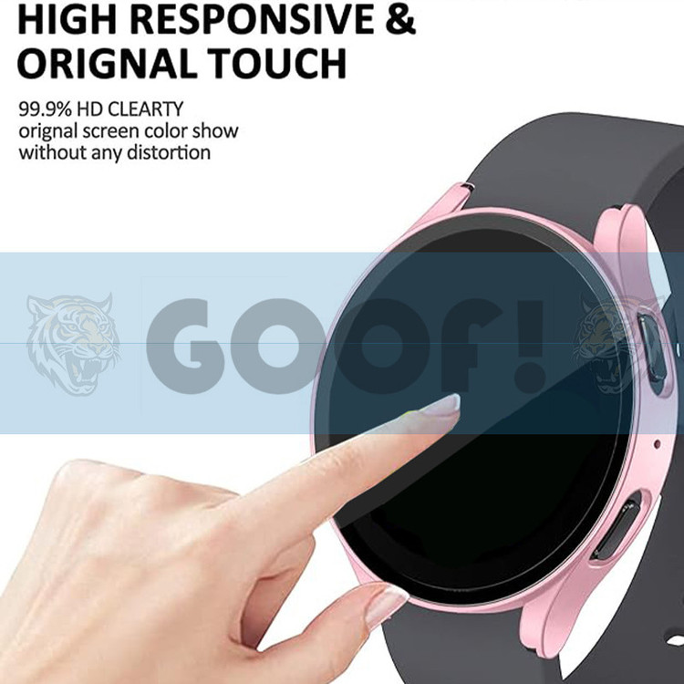 کاور گوف مدل Tempered Protector مناسب برای ساعت هوشمند سامسونگ Galaxy Watch 5 44mm به همراه محافظ صفحه نمایش