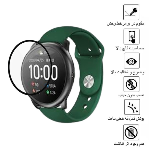محافظ صفحه نمایش تراستکتور مدل PMMA مناسب برای ساعت هوشمند هایلو Solar LS05