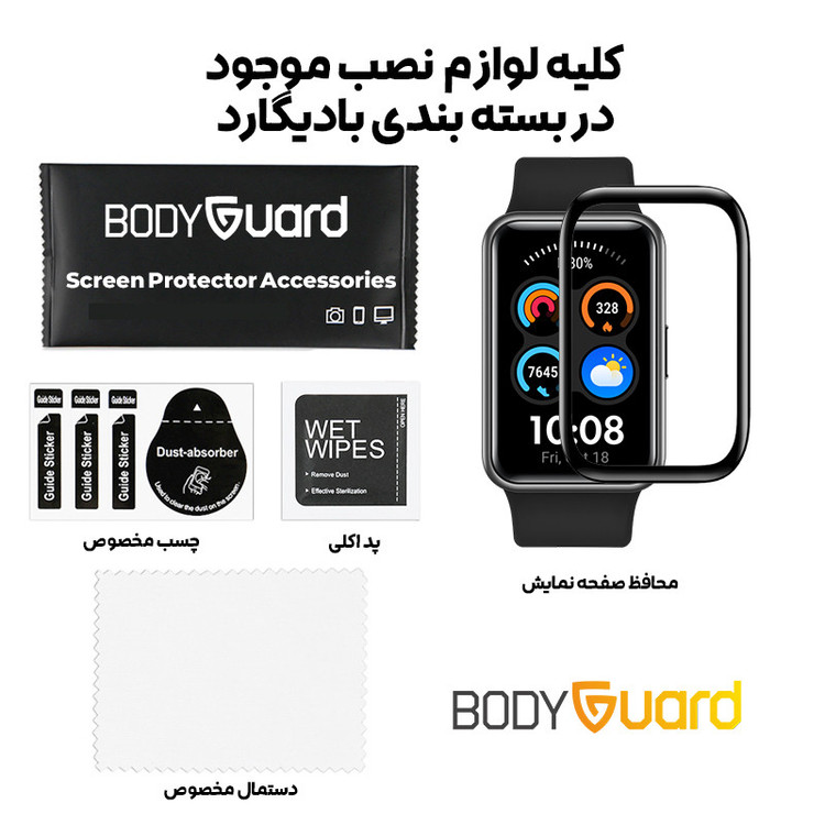 محافظ صفحه نمایش بادیگارد مدل PMMA مناسب برای ساعت هوشمند هوآوی Watch Fit New