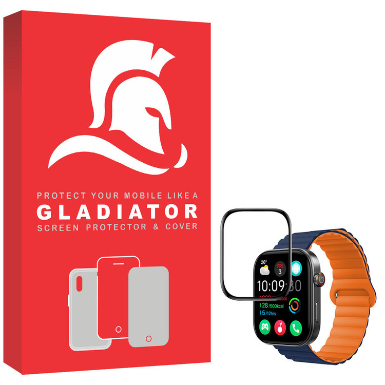 محافظ صفحه نمایش گلادیاتور مدل GWP1000 مناسب برای ساعت هوشمند شیائومی Glorimi GS2