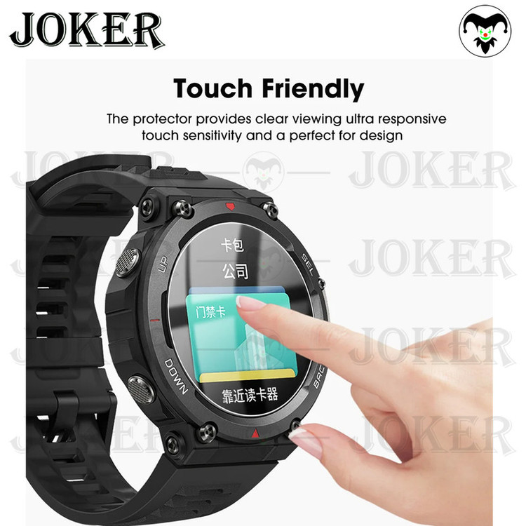 محافظ صفحه نمایش شیشهای جوکر مدل SH-JK مناسب برای ساعت هوشمند هپی تاچ K56 / K56 Pro / K56 Ultra