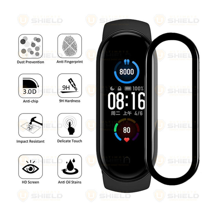 محافظ صفحه نمایش آلتیمیت شیلد مدل Nano Pmma مناسب برای ساعت هوشمند شیائومی Mi Band 9