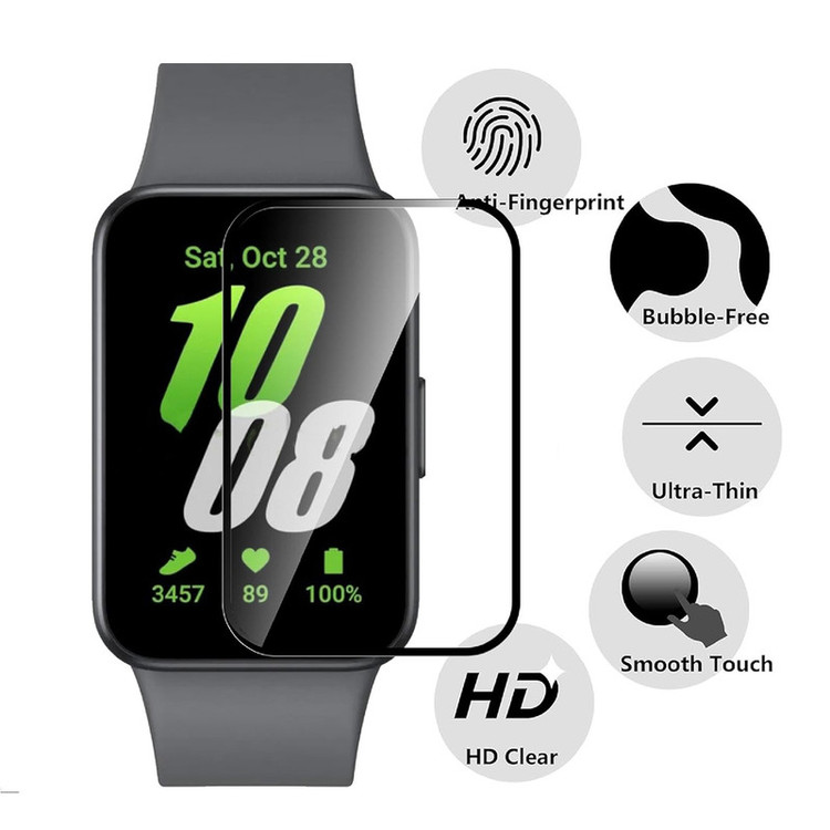 محافظ صفحه نمایش زیرو مدل Pmma-ZR مناسب برای ساعت هوشمند سامسونگ Galaxy Watch Fit 3 بسته سه عددی