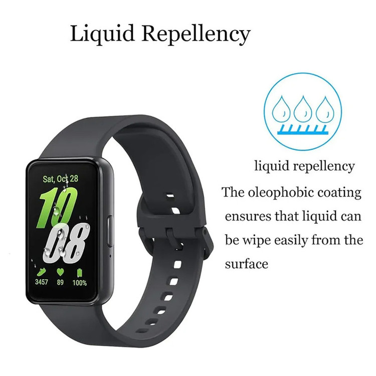 محافظ صفحه نمایش زیرو مدل Pmma-ZR مناسب برای ساعت هوشمند سامسونگ Galaxy Watch Fit 3 بسته سه عددی