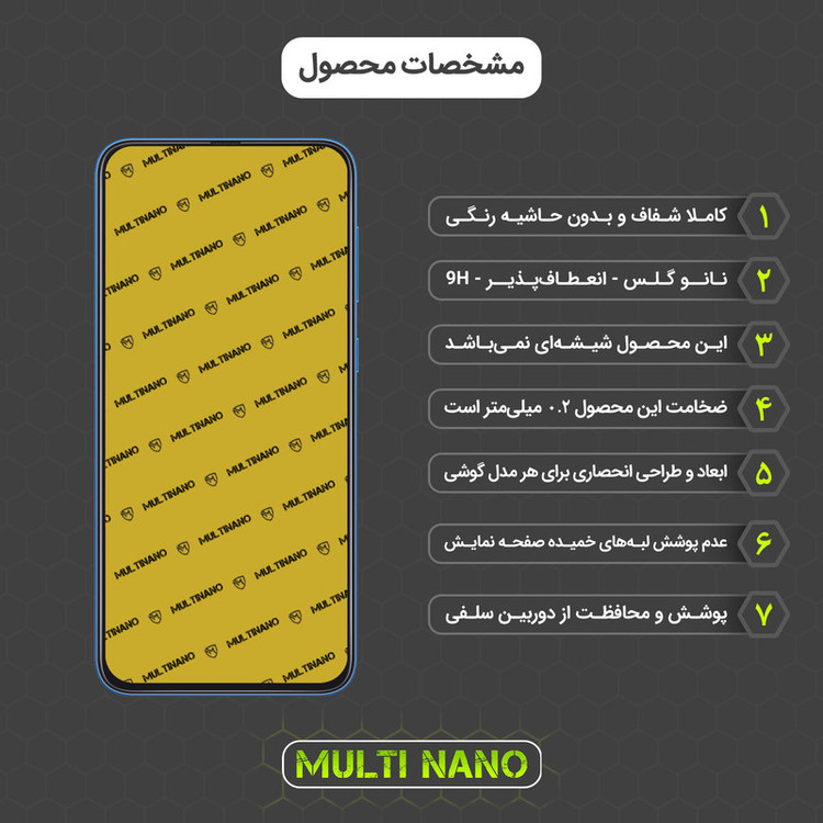 محافظ صفحه نمایش مولتی نانو مدل X-S2N مناسب برای گوشی موبایل سامسونگ Galaxy A50 بسته دو عددی