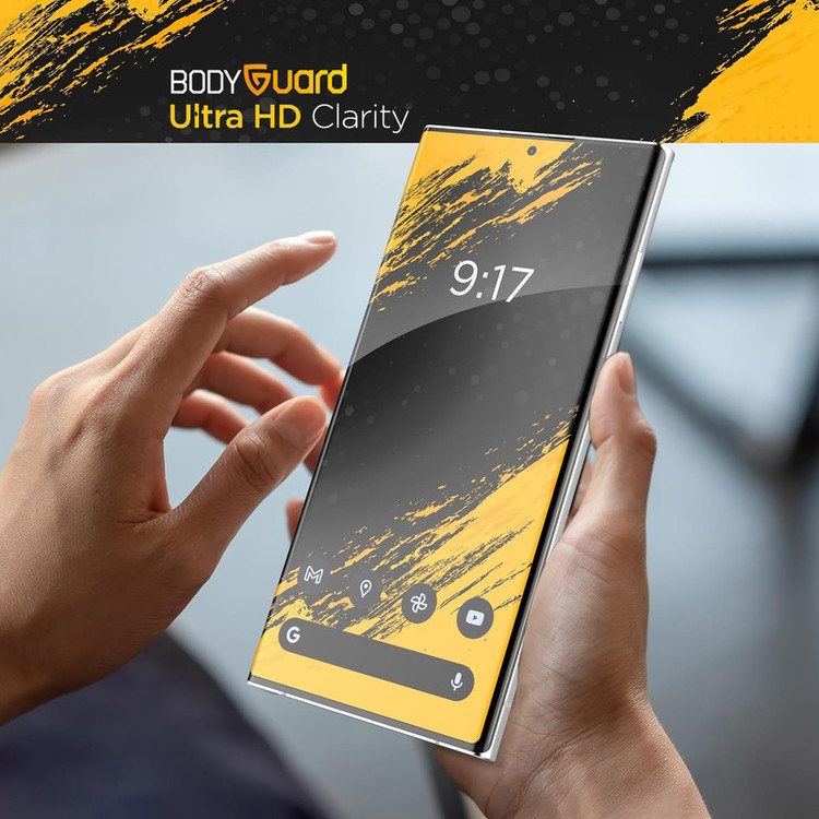 محافظ صفحه نمایش بادیگارد مدل FS مناسب برای گوشی موبایل سامسونگ GALAXY S25 Ultra به همراه محافظ پشت