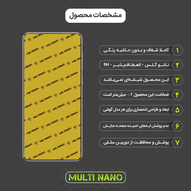 محافظ صفحه نمایش مولتی نانو مدل X-SFM مناسب برای گوشی موبایل سامسونگ Galaxy A73 5G به همراه برچسب پوششی