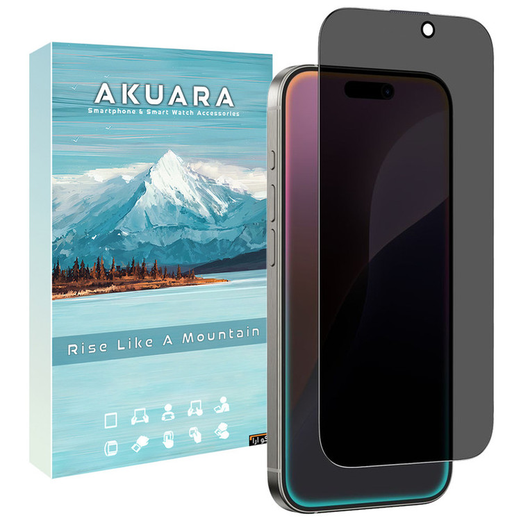 محافظ صفحه نمایش حریم شخصی آکوآرا مدل Prv AKU مناسب برای گوشی موبایل اپل iPhone 13 Pro Max