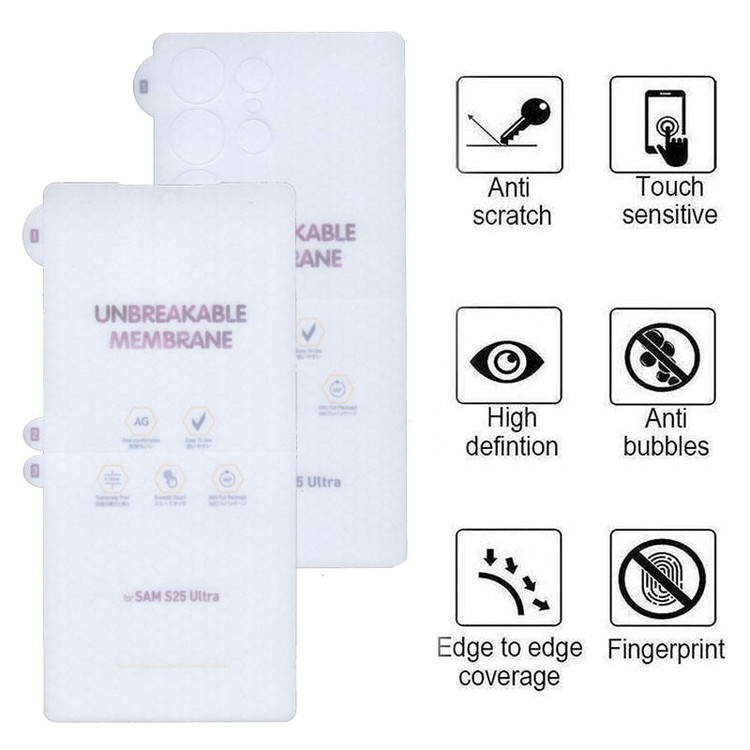 محافظ صفحه نمایش مات بوف مدل Hydrogel-Matte-G مناسب برای گوشی موبایل سامسونگ Galaxy S25 Ultra به همراه محافظ پشت گوشی
