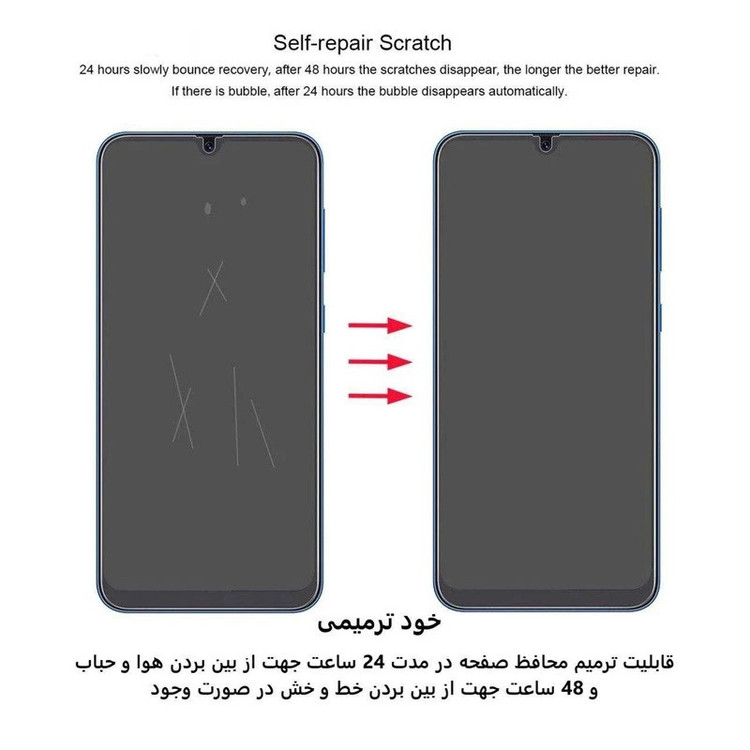 محافظ صفحه نمایش مات بوف مدل Hydrogel-Matte-G مناسب برای گوشی موبایل سامسونگ Galaxy S25 Ultra به همراه محافظ پشت گوشی
