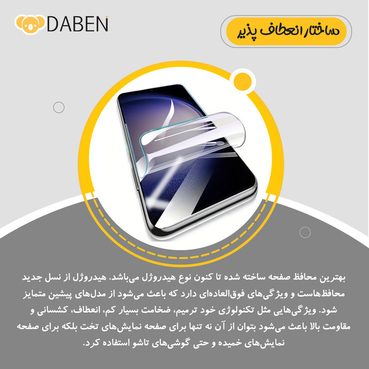 محافظ صفحه نمایش شفاف دبن مدل Tough مناسب برای گوشی موبایل اپل iPhone 16 Pro Max به همراه محافظ پشت گوشی