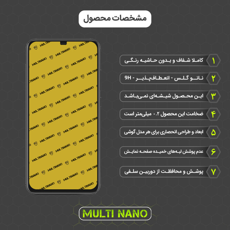 محافظ صفحه نمایش مولتی نانو مدل X-S2N مناسب برای گوشی موبایل شیائومی Mi A2 Lite بسته دو عددی