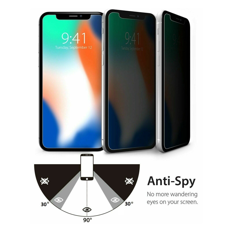 محافظ صفحه نمایش حریم شخصی بادیگارد مدل PIP مناسب برای گوشی موبایل اپل iPhone XR