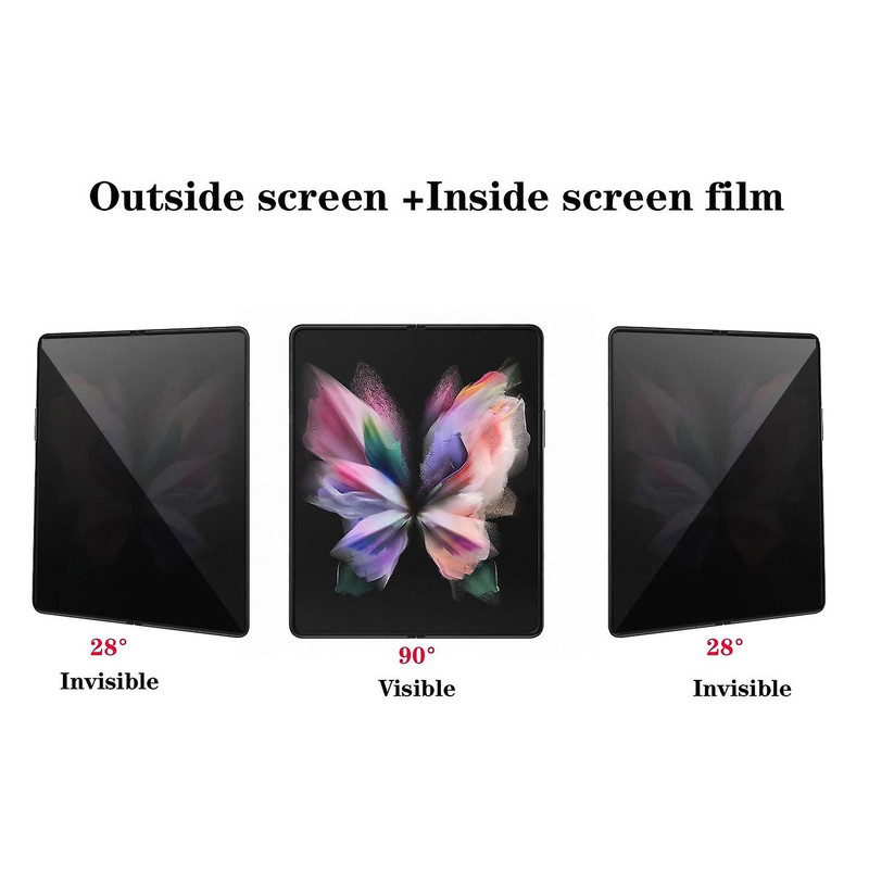 محافظ صفحه نمایش حریم شخصی بادیگارد مدل Hydrogel Big مناسب برای گوشی موبایل سامسونگ Galaxy Z Fold 4 / Z Fold 5