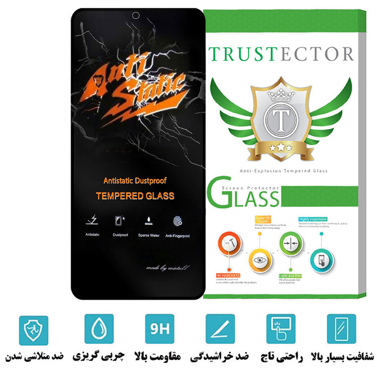 محافظ صفحه نمایش آنتی استاتیک تراستکتور مدل ANTIDUSTT مناسب برای گوشی موبایل سامسونگ Galaxy S23 FE