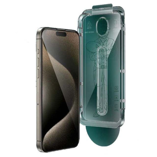 محافظ صفحه نمایش گرین لاین مدل Picasso 3D مناسب برای گوشی موبایل اپل iphone 15 pro