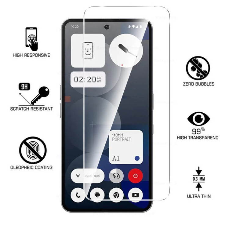 محافظ صفحه نمایش سامورایی مدل Invisiglass مناسب برای گوشی موبایل ناتینگ phone 3a Pro / 3a